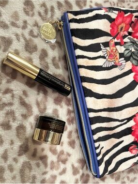 💄 Estée Lauder Makeup Bag + Mascara & Night Repair Eye Cream Bundle Set | NEW
